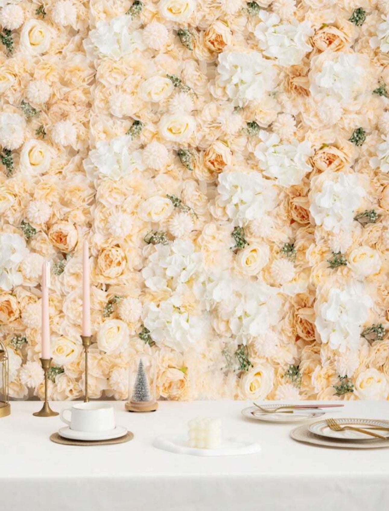 Artificial Flower Backdrop